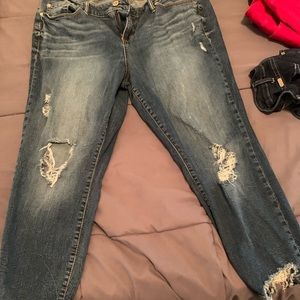 Torrid size 2 cropped jeans